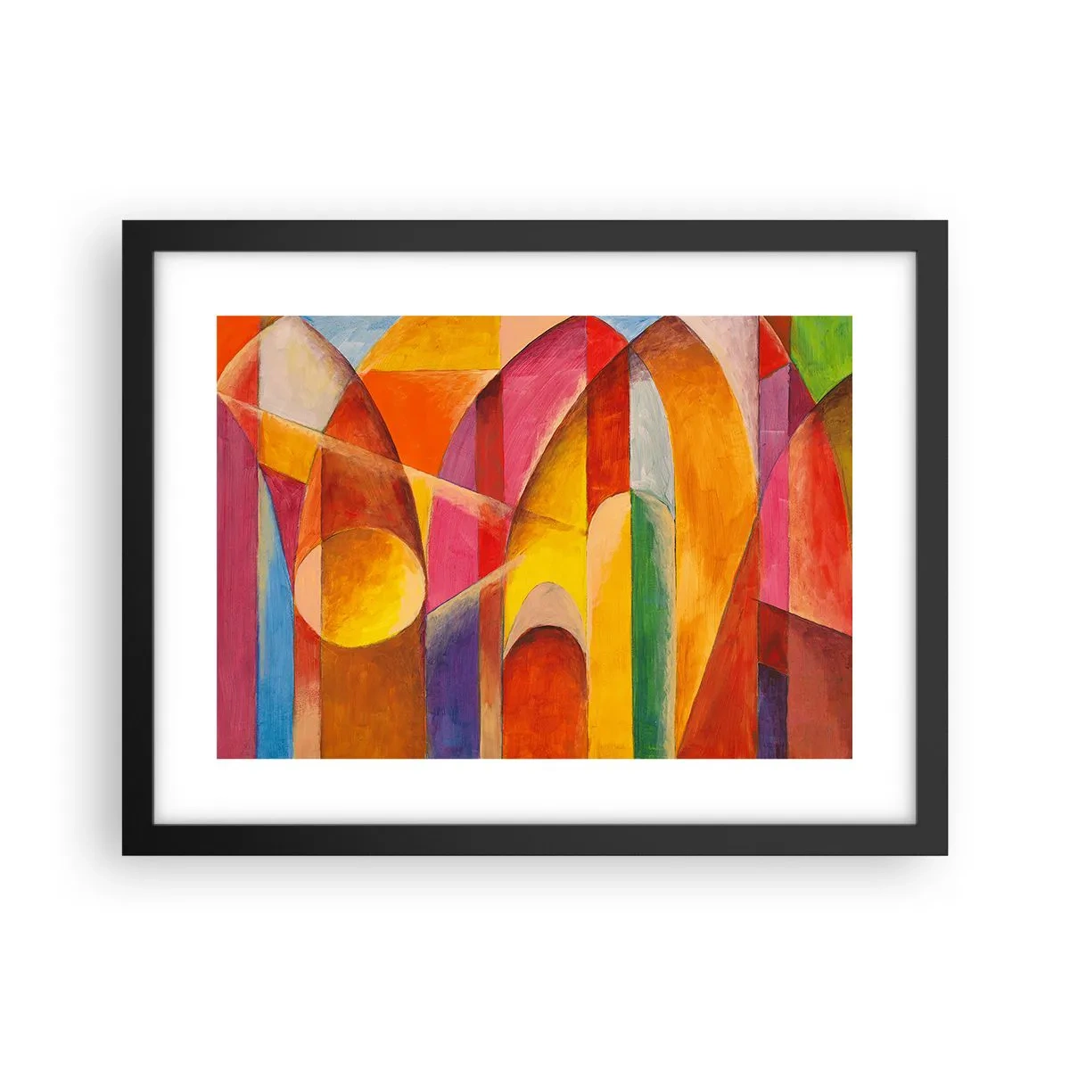 Affisch i svart ram - Solens domkyrka - 40x30 cm