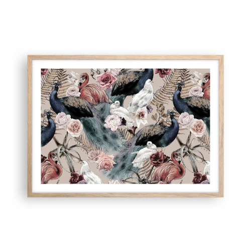 Affisch i ram av ljusek - I palatsträdgården - 70x50 cm