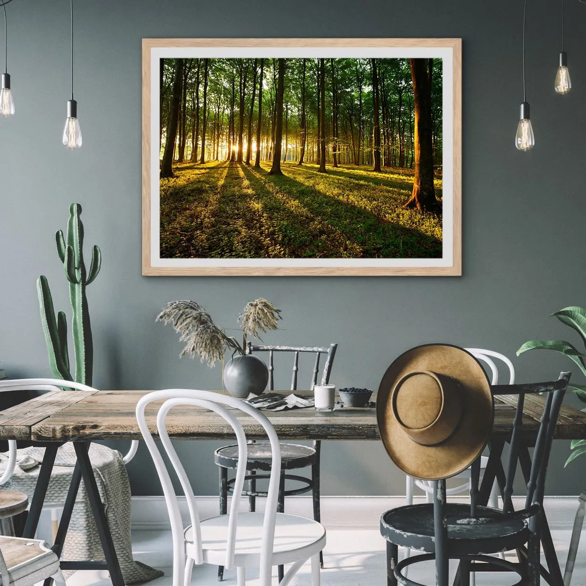 Affisch i ram av ljusek - Fotografi av alla vårar - 91x61 cm