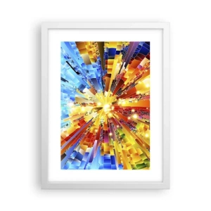 Affisch i vit ram - In medias res - 30x40 cm