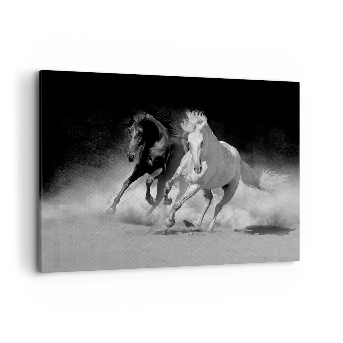 Canvastavla - Bild på duk - Frihetens galopp - 120x80 cm