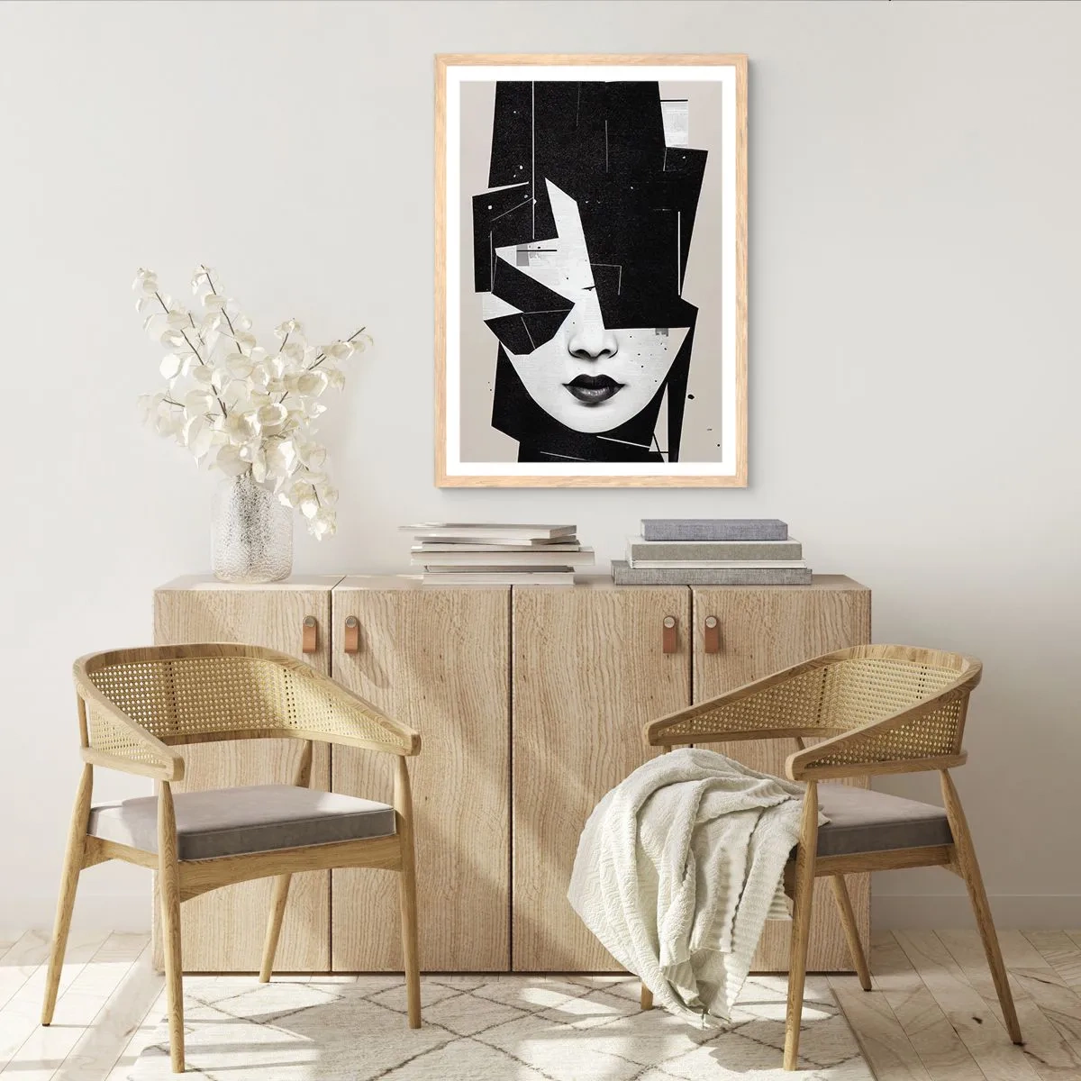 Affisch i ram av ljusek - Djupt dold - 50x70 cm