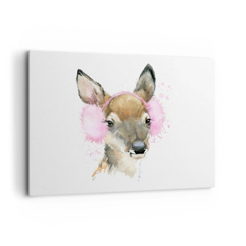 Canvastavla - Bild på duk - Kylan är inte längre skrämmande - 100x70 cm