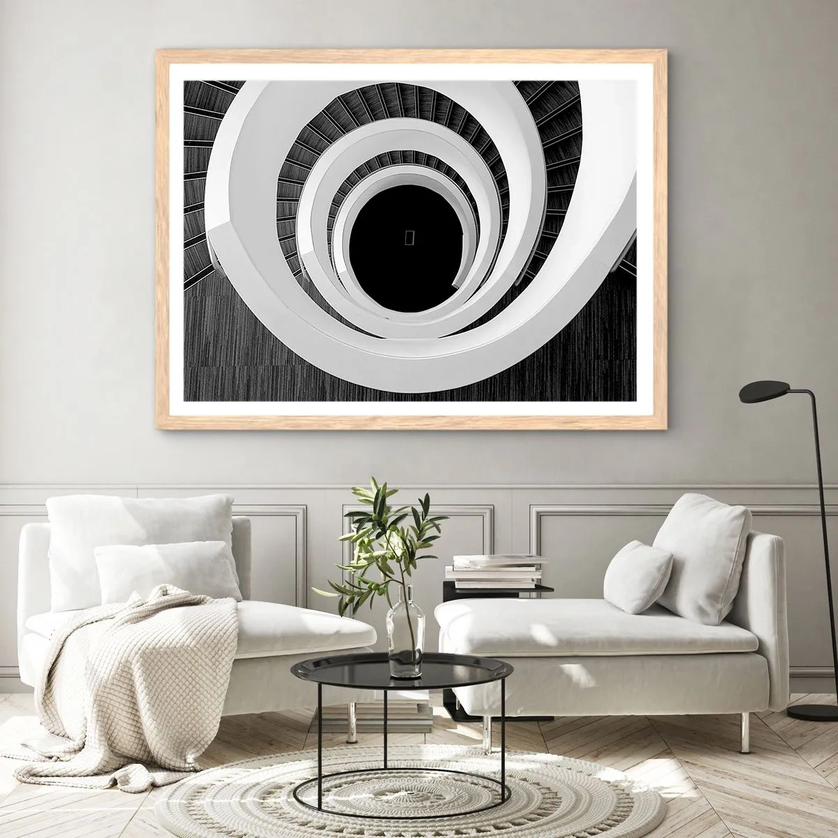 Affisch i ram av ljusek - Till sakens kärna - 100x70 cm