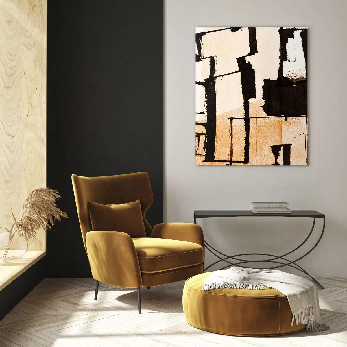 Glastavla - Bild på glas - Ändå ordning - 80x120 cm