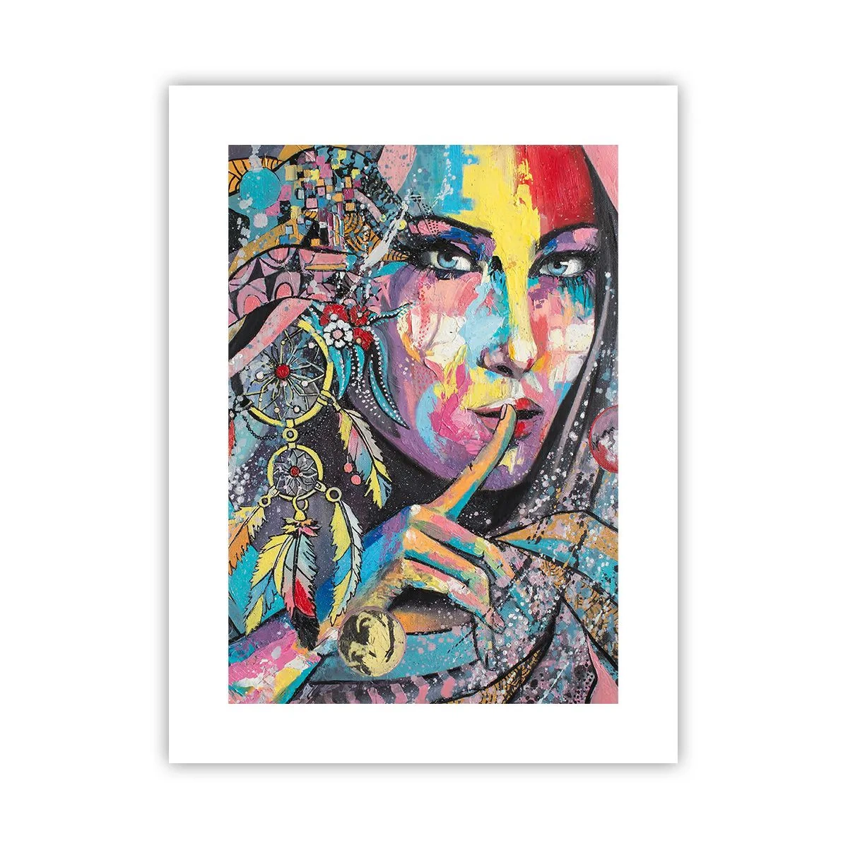 Affisch - Var tyst tills du förstår - 30x40 cm