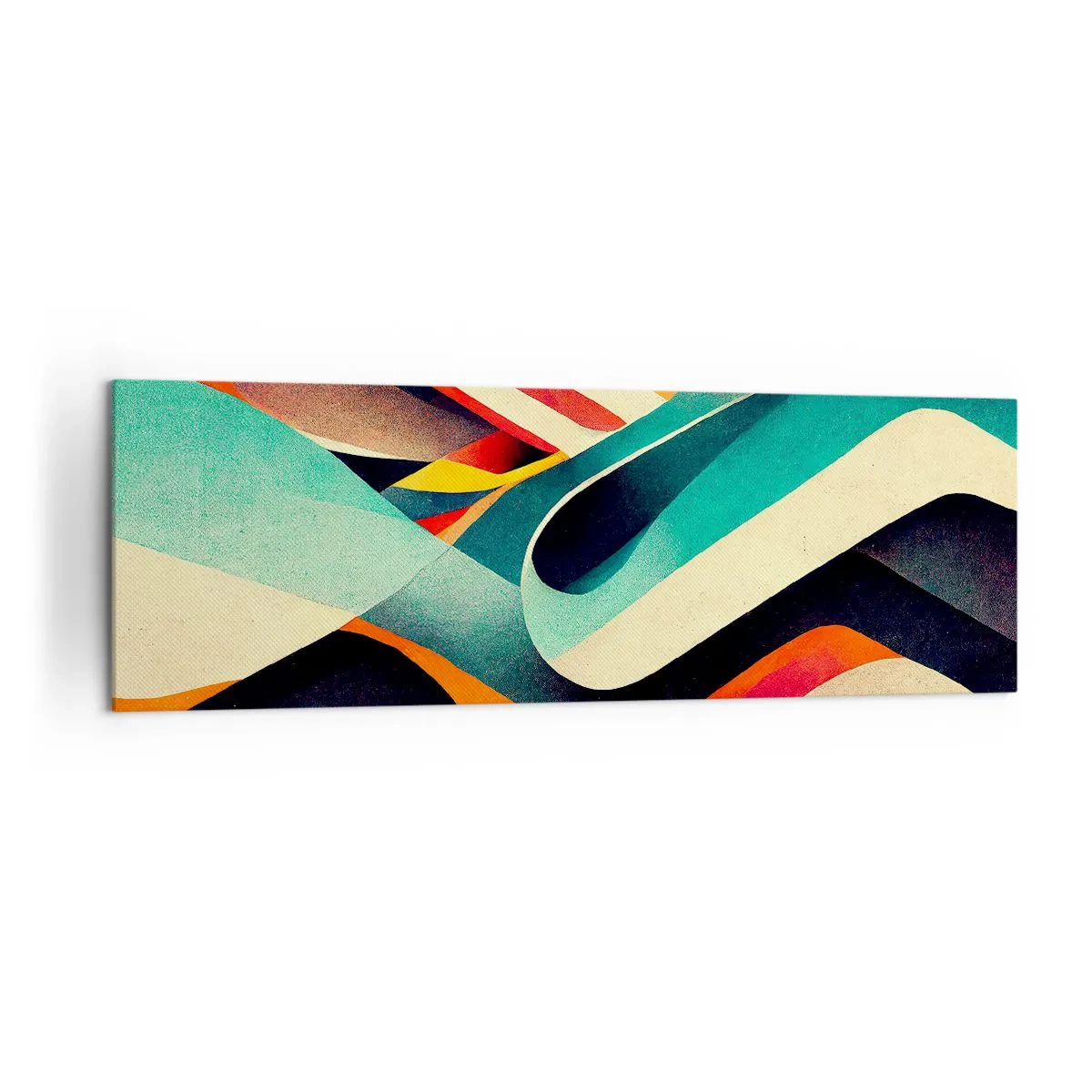 Canvastavla - Bild på duk - Intensiv komposition - 160x50 cm