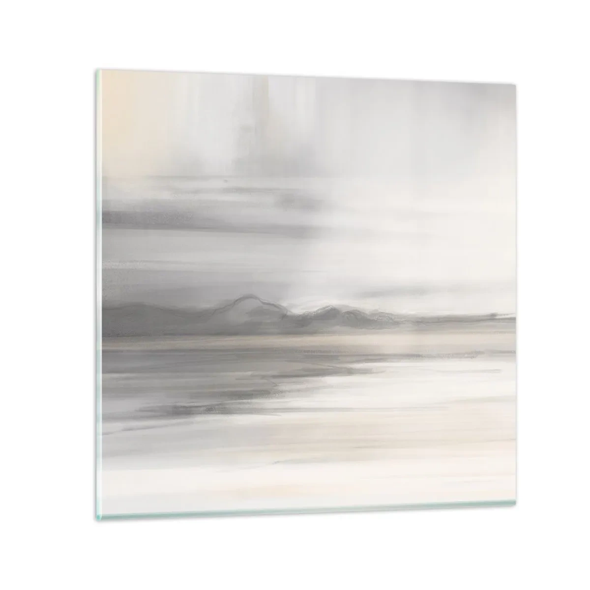 Glastavla - Bild på glas - En eftertänksam bakgrund - 30x30 cm