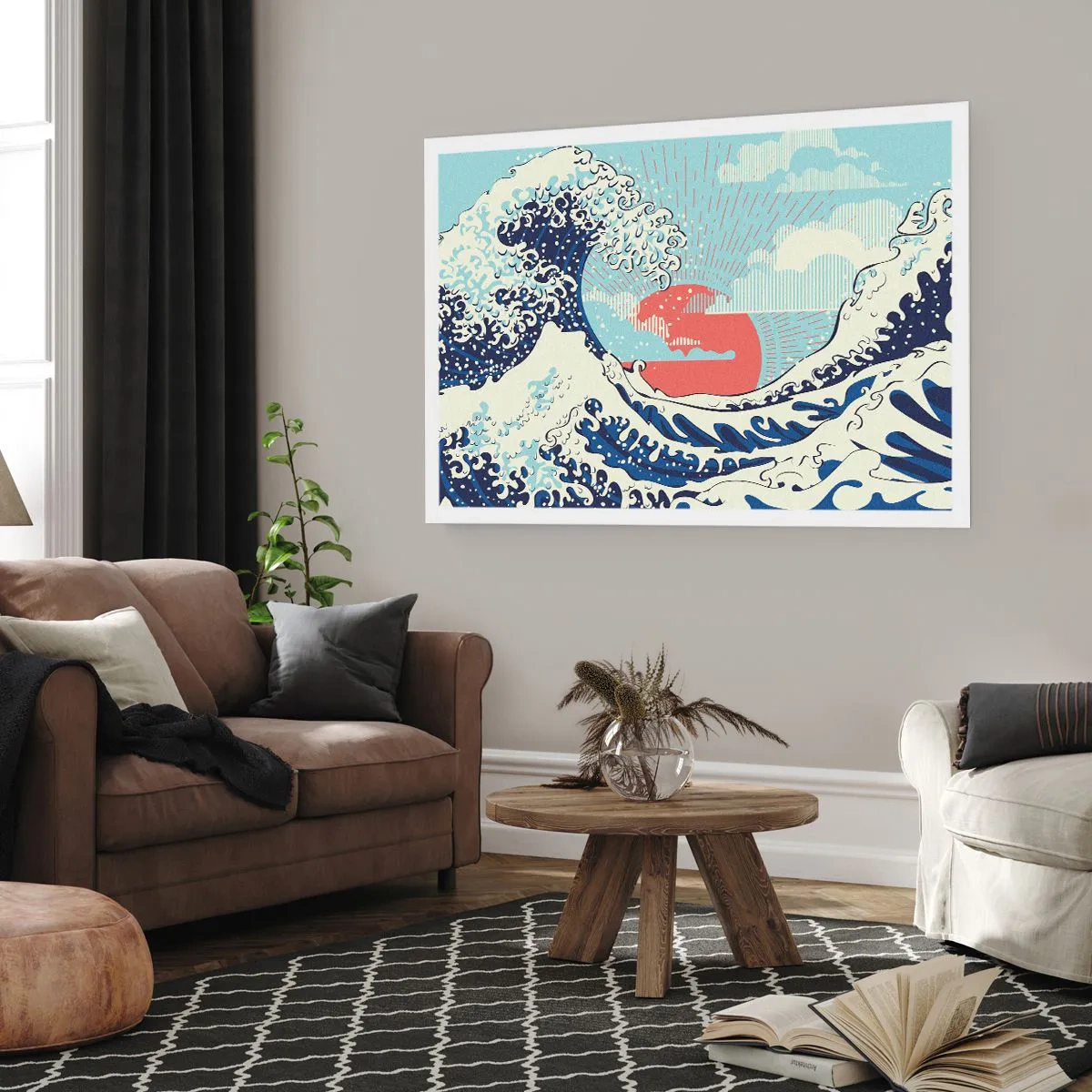 Affisch - Ur japanska inspirationer - 100x70 cm