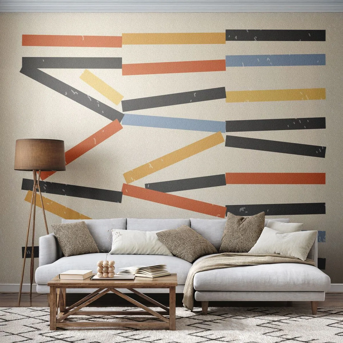 Fototapet Premium Canvas - Horisontell komposition - Minimalism, Hipster, Samtida - 100x70 cm