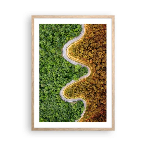 Affisch i ram av ljusek - Gränser och genombrott - 50x70 cm