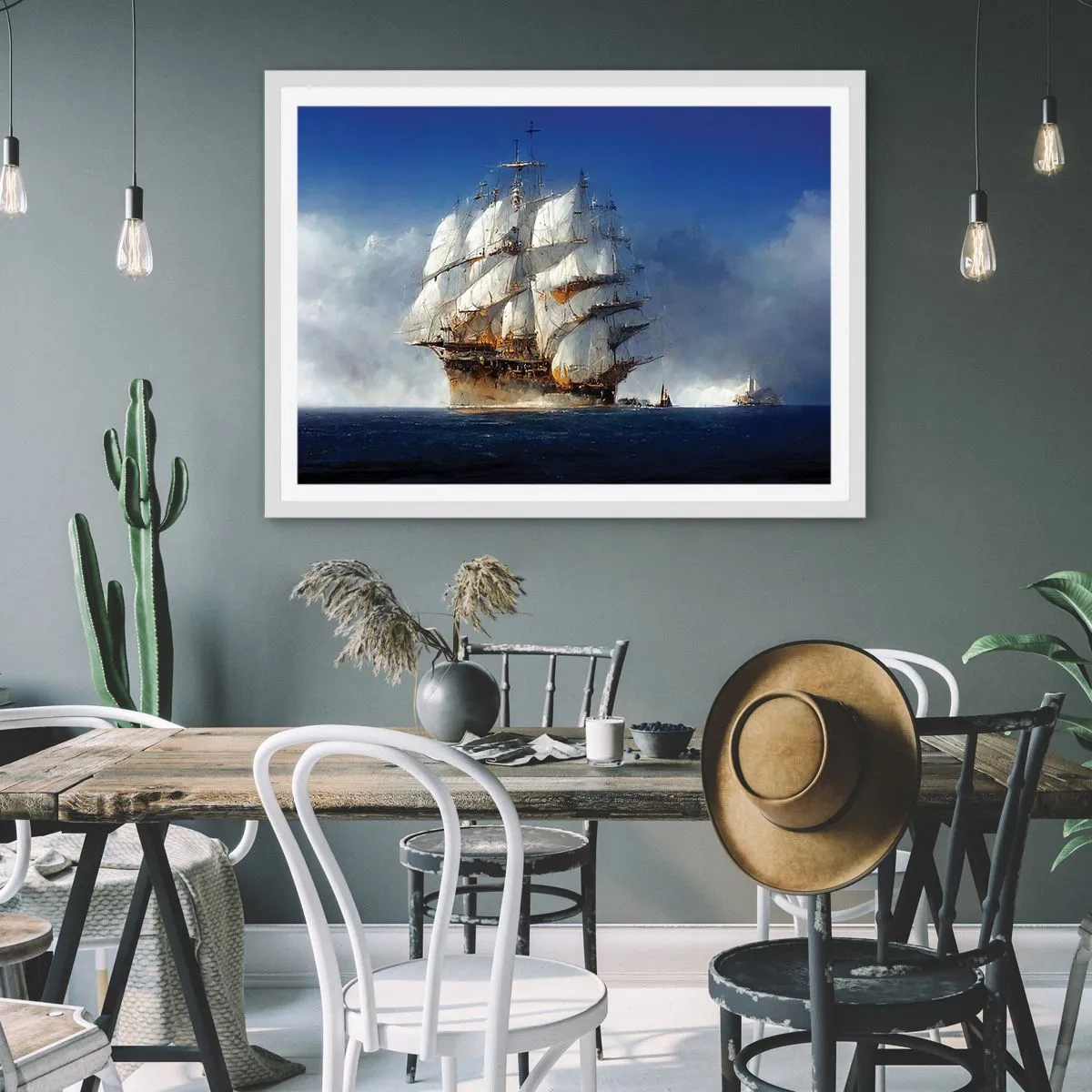 Affisch i vit ram - The great glory! - 91x61 cm