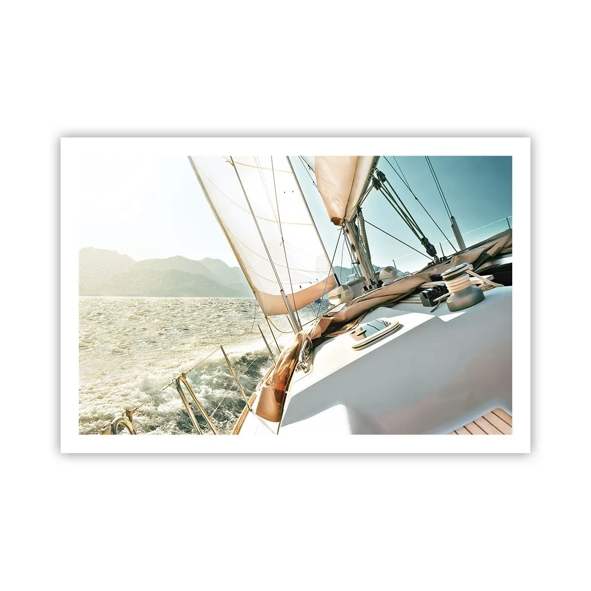 Affisch - Under full segel - 91x61 cm