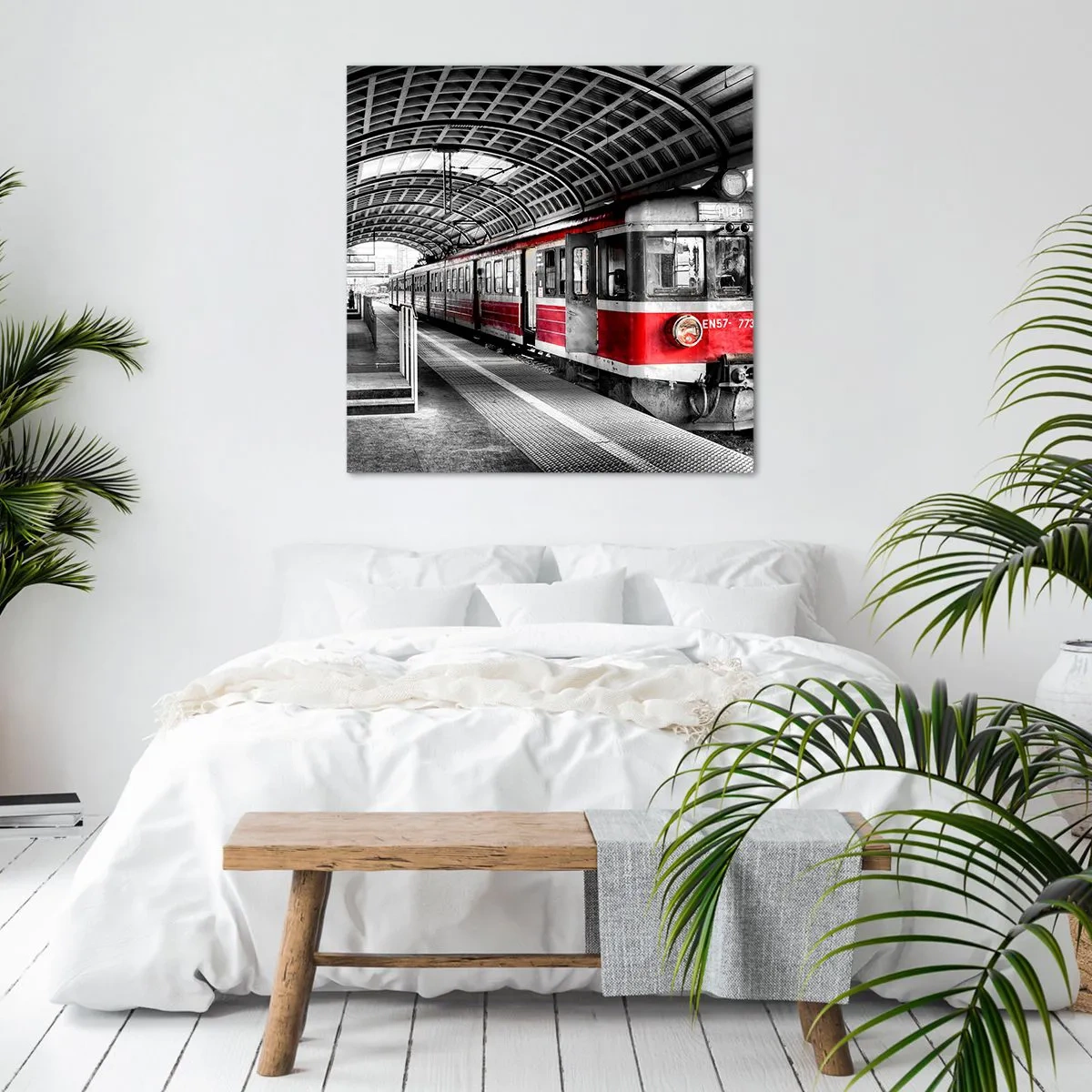 Canvastavla - Bild på duk - Det är kanske livets resa? - 40x40 cm