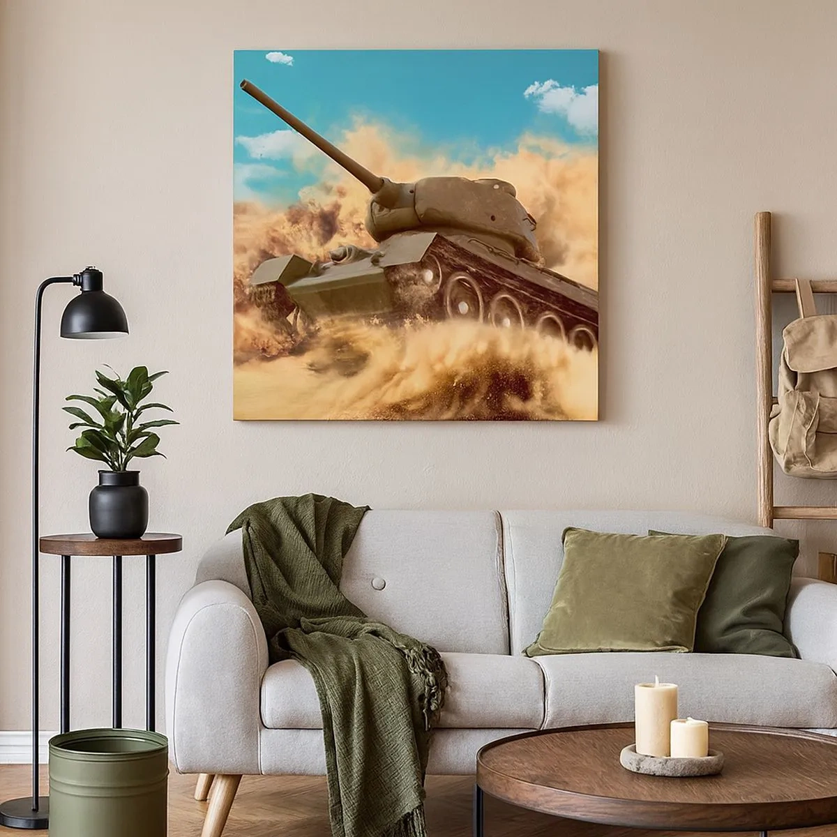 Canvastavla - Bild på duk - Oslagbar - 30x30 cm