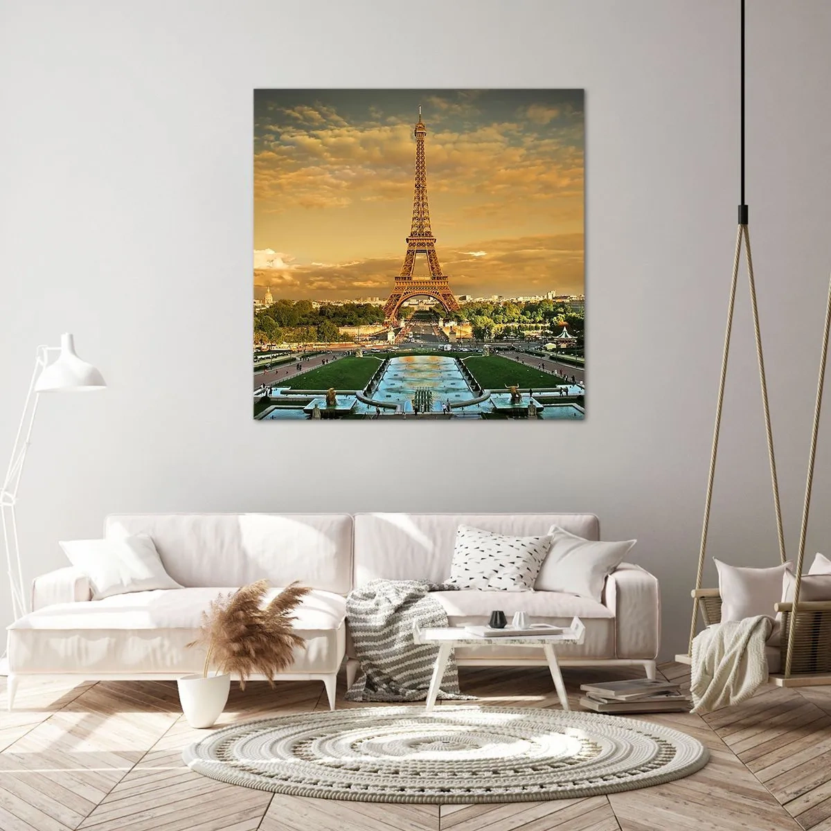 Canvastavla - Bild på duk - Paris drottning - 30x30 cm
