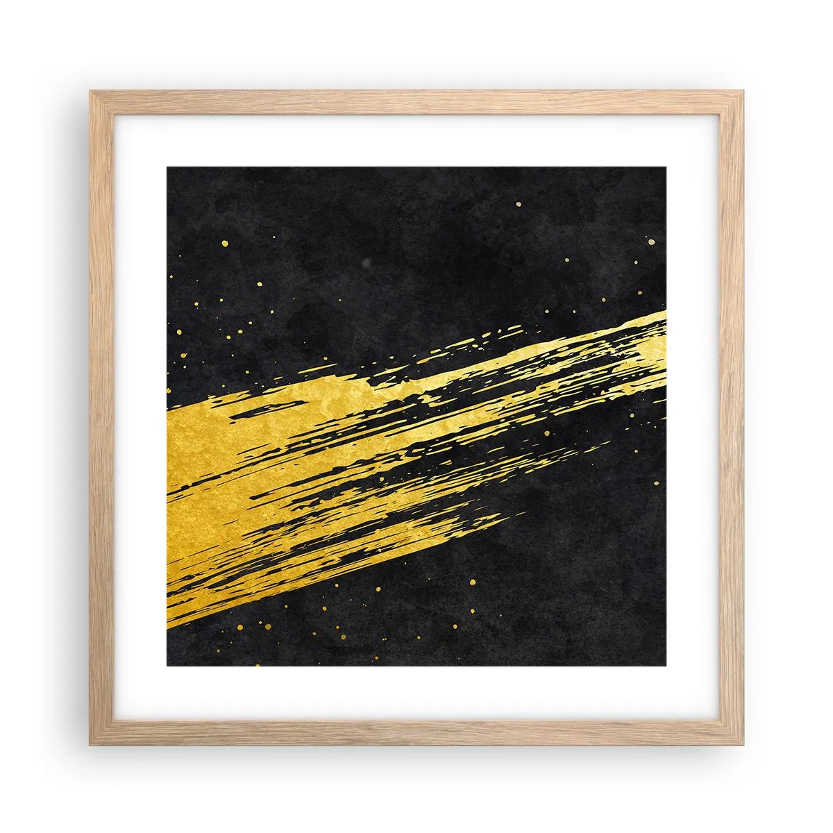 Affisch i ram av ljusek - Hoppa in i hyperrymden - 40x40 cm