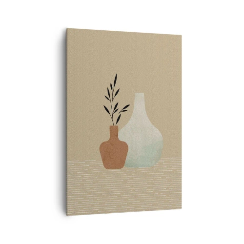 Canvastavla - Bild på duk - Vas och dess idé - 70x100 cm