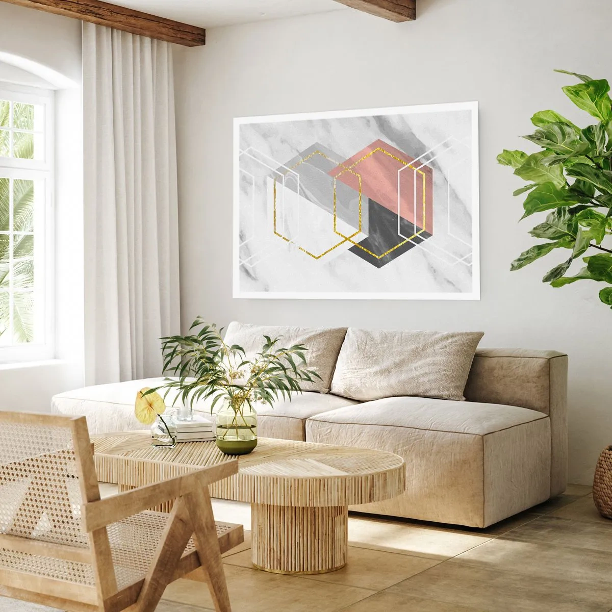 Affisch - Kedjekomposition - 91x61 cm