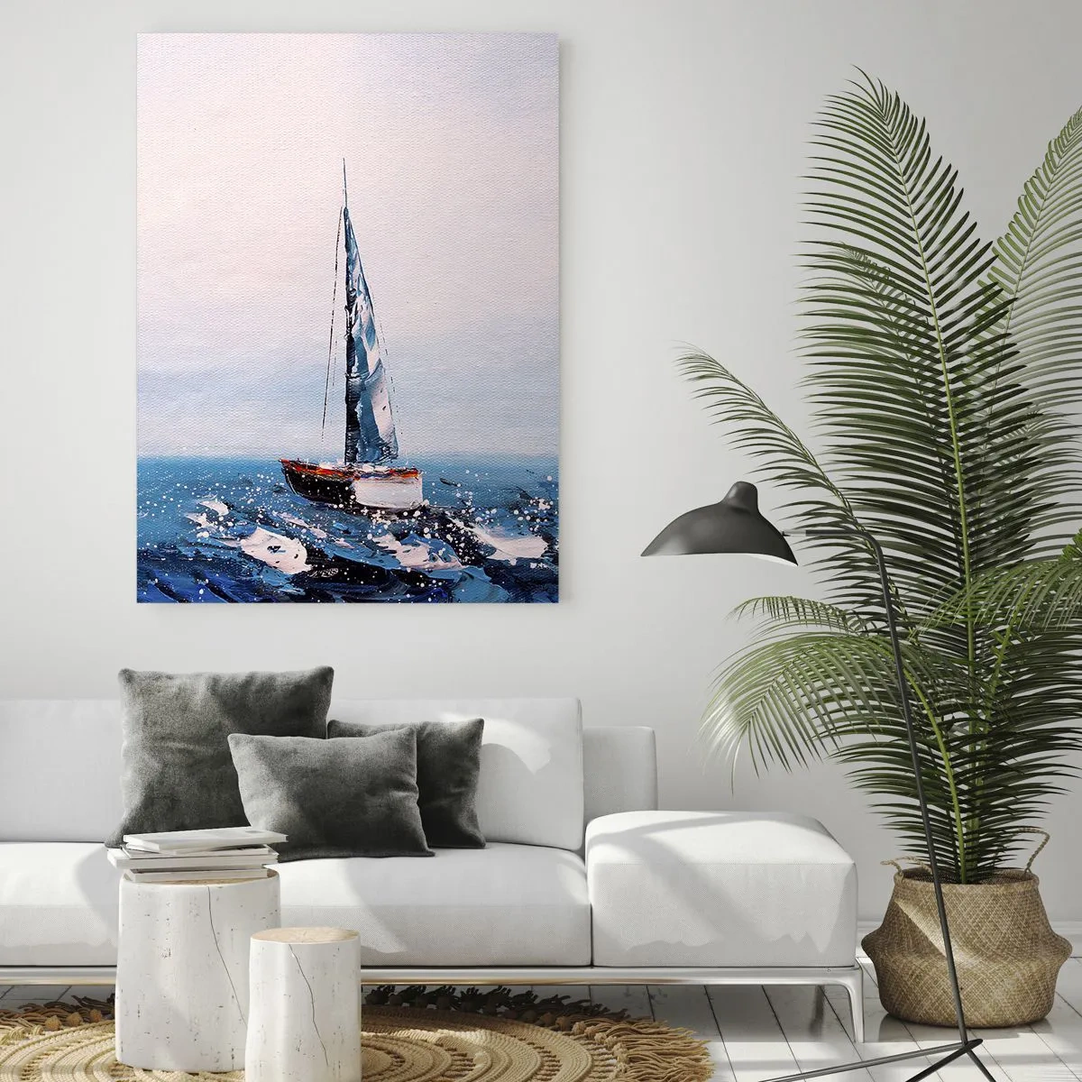 Glastavla - Bild på glas - Vindens broderskap - 50x70 cm