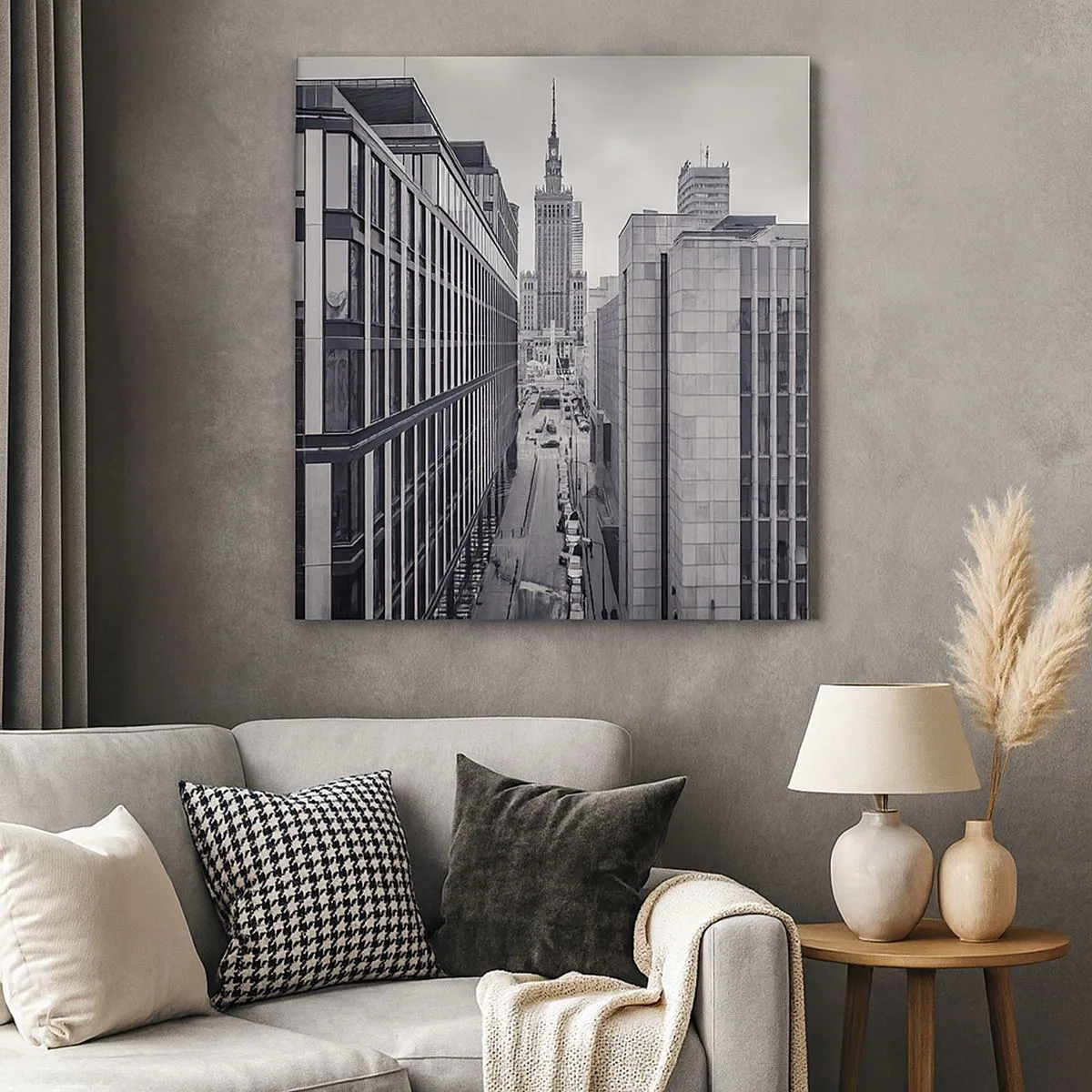 Canvastavla - Bild på duk - Warszawadalen - 30x30 cm