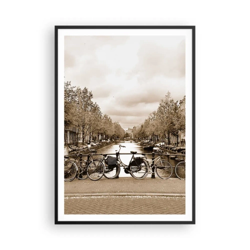 Affisch i svart ram - Holländsk stämning - 70x100 cm