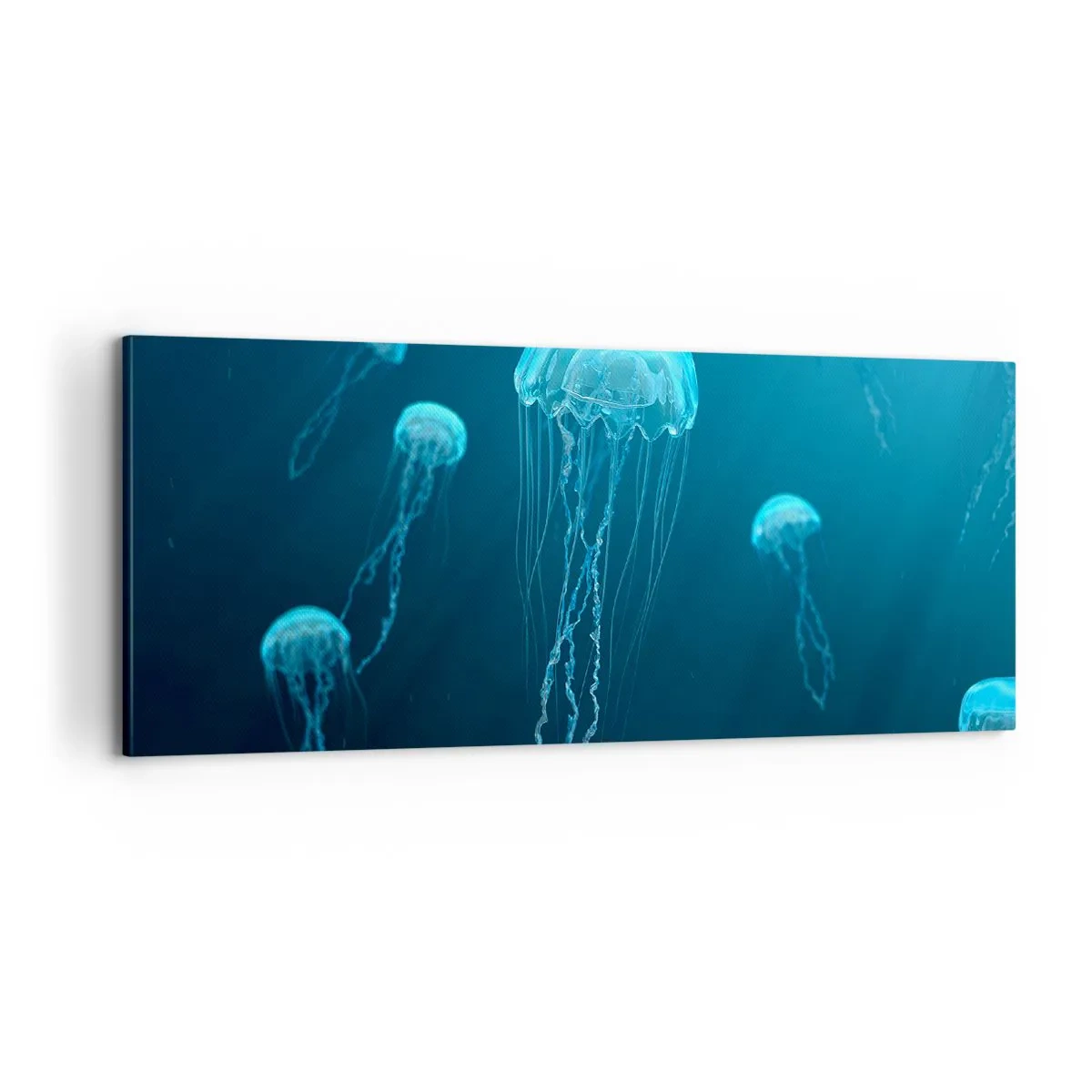 Canvastavla - Bild på duk - Havets dans - 100x40 cm