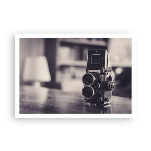 Affisch - Ett gammalt fotografis magi - 100x70 cm