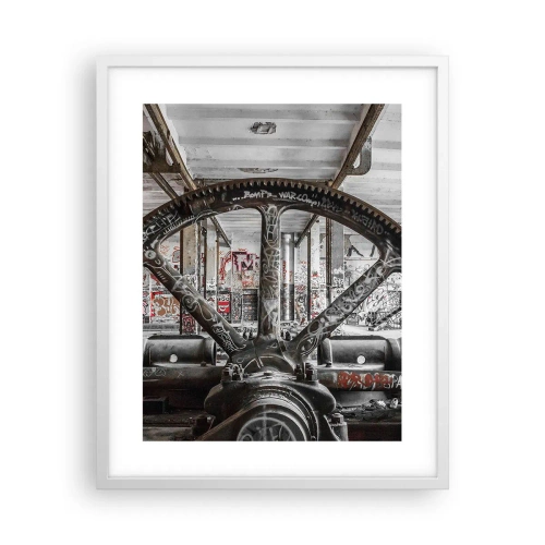 Affisch i vit ram - Fabrikens hemliga liv - 40x50 cm