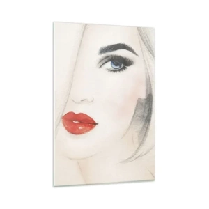 Glastavla - Bild på glas - Hypnotiserar och bedårar - 80x120 cm