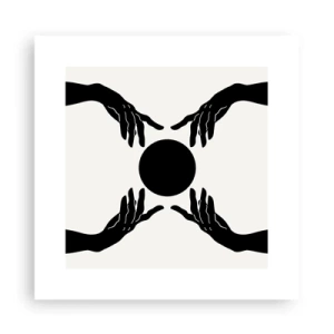 Affisch - Ett hemligt tecken - 30x30 cm