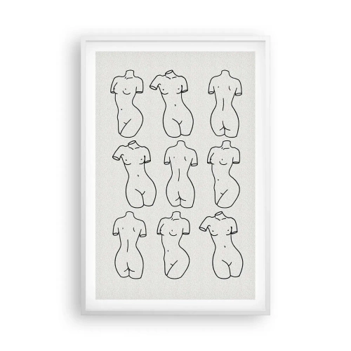 Affisch i vit ram - Endast Venus - 61x91 cm