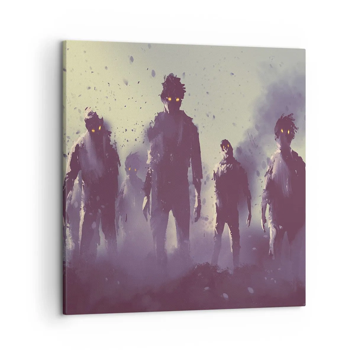 Canvastavla - Bild på duk - Akta! De kommer - 50x50 cm