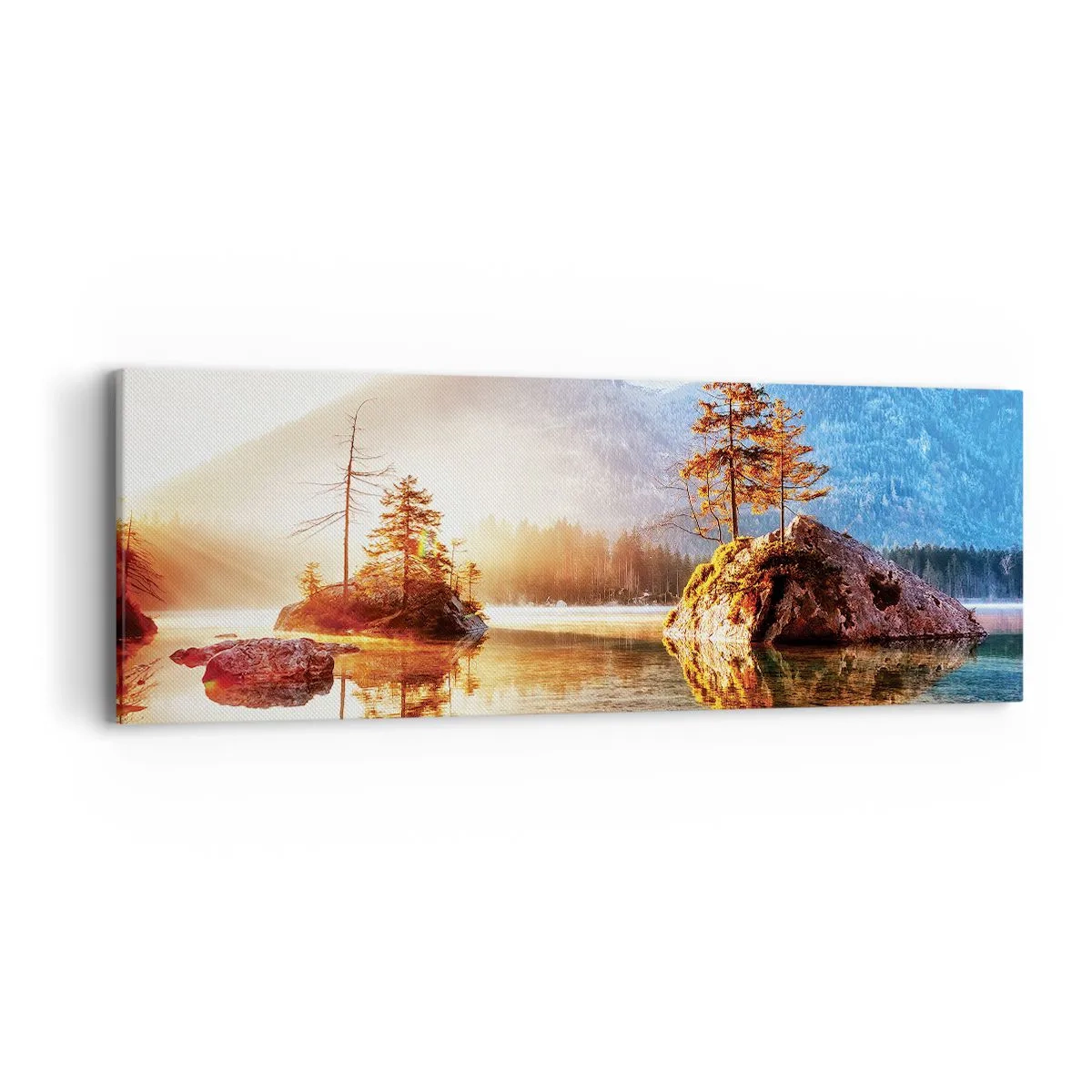 Canvastavla - Bild på duk - Naturen i ett nytt ljus - 90x30 cm