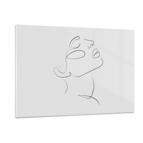 Glastavla - Bild på glas - Drömmens meander - 120x80 cm