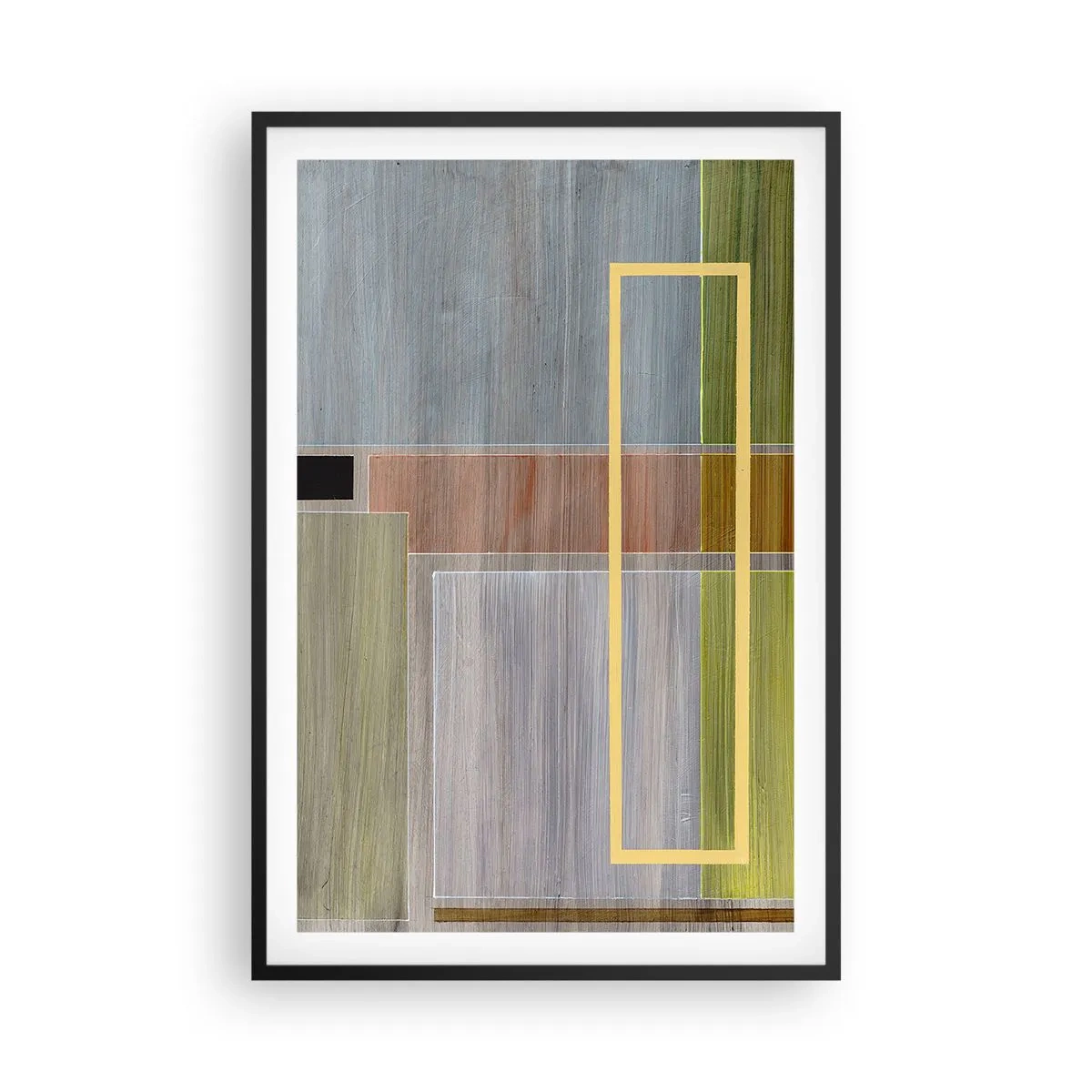 Affisch i svart ram - Rakt och lugnt - 61x91 cm