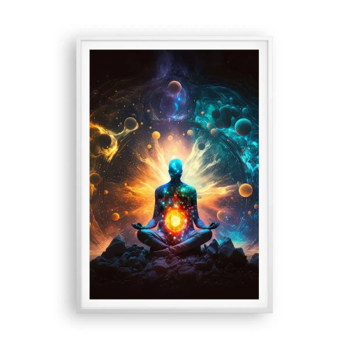 Affisch i vit ram - Kosmisk stillhet - 70x100 cm