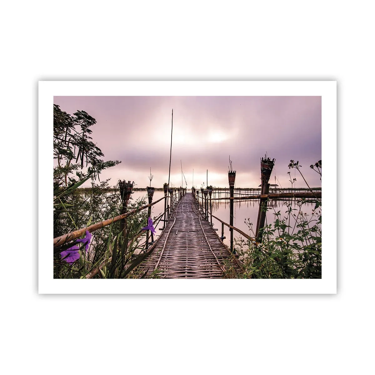 Affisch - Asiens lugn och tystnad - 70x50 cm