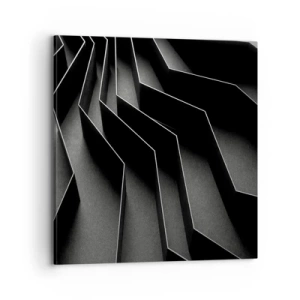 Canvastavla - Bild på duk - Rumslig ordning - 70x70 cm