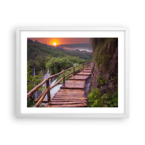 Affisch i vit ram - Otrolig skönhet - 50x40 cm