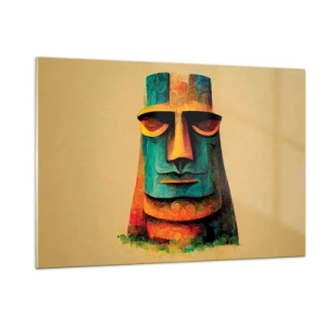 Glastavla - Bild på glas - Statylik, men ändå sympatisk - 120x80 cm