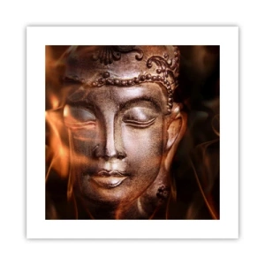 Affisch - Det finns bara här och nu - 40x40 cm