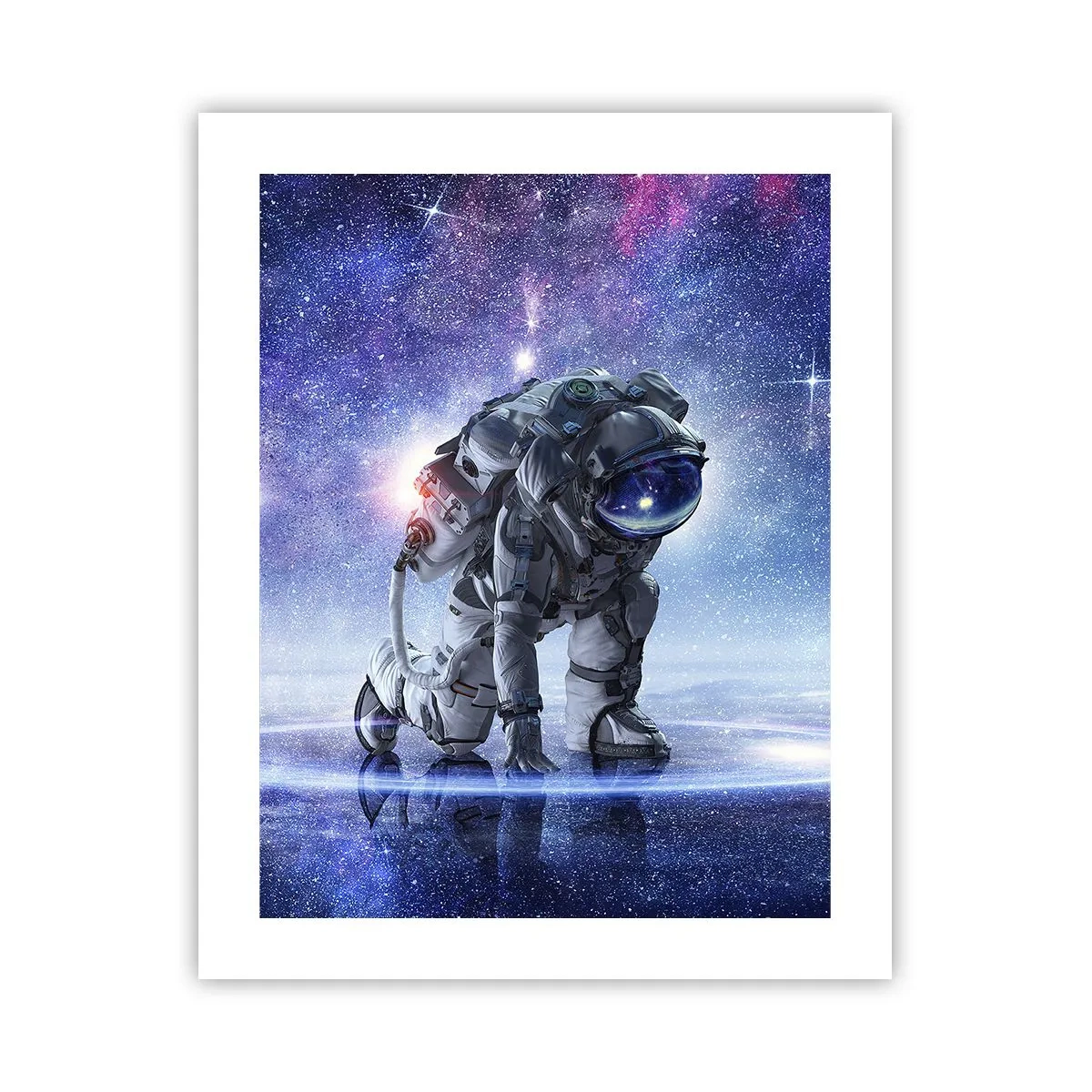 Affisch - Stjärnig himmel över mig - 40x50 cm