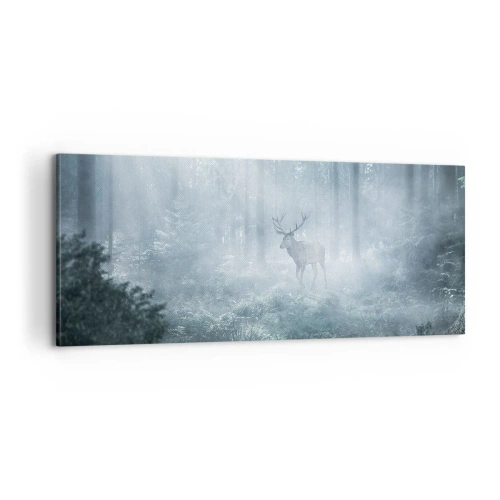 Canvastavla - Bild på duk - Morgonrond runt godset - 100x40 cm