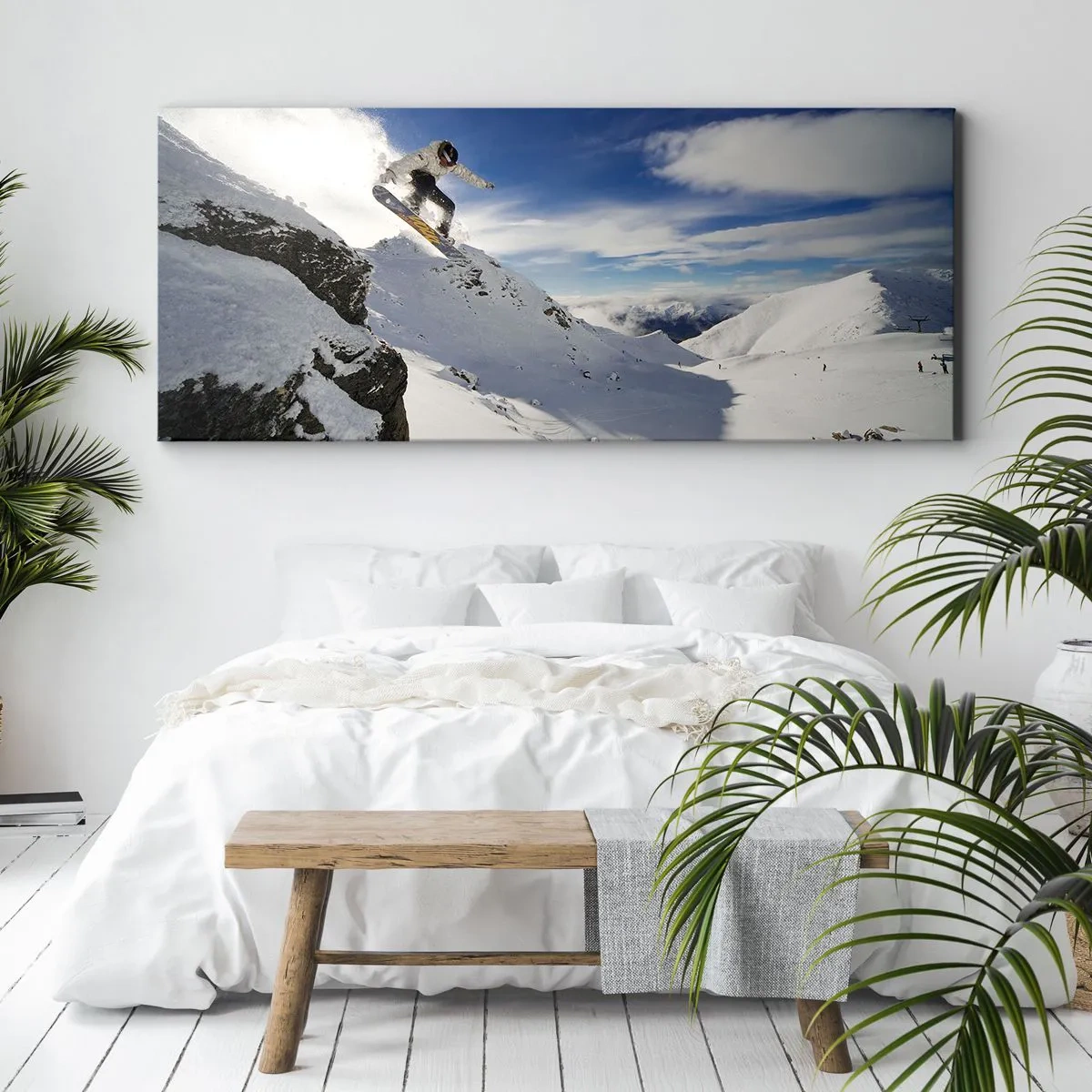 Canvastavla - Bild på duk - Frihet utan gränserna - 90x30 cm