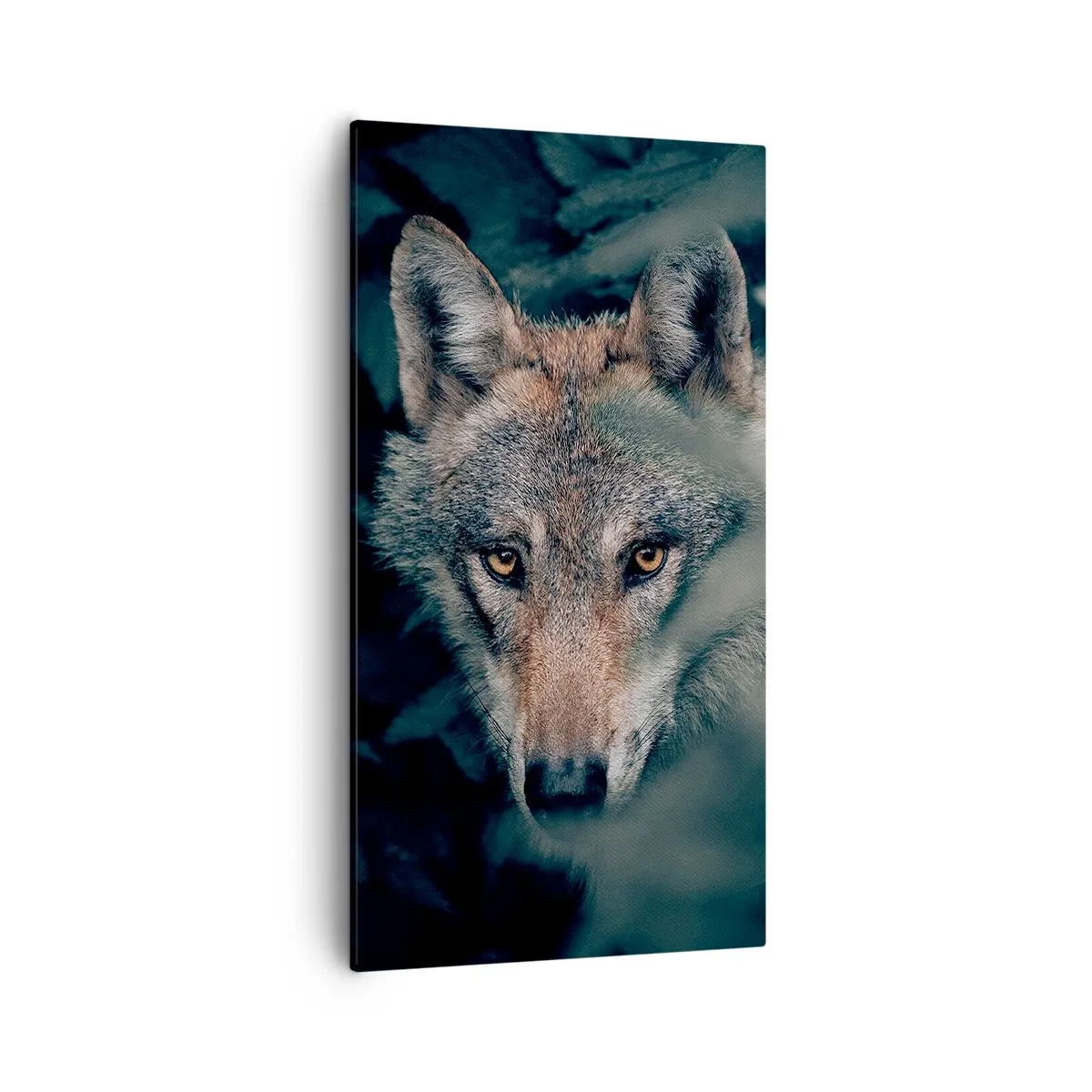 Canvastavla - Bild på duk - Jägare - 55x100 cm