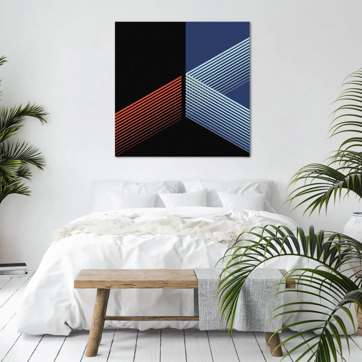 Canvastavla - Bild på duk - Enkel historia - 40x40 cm