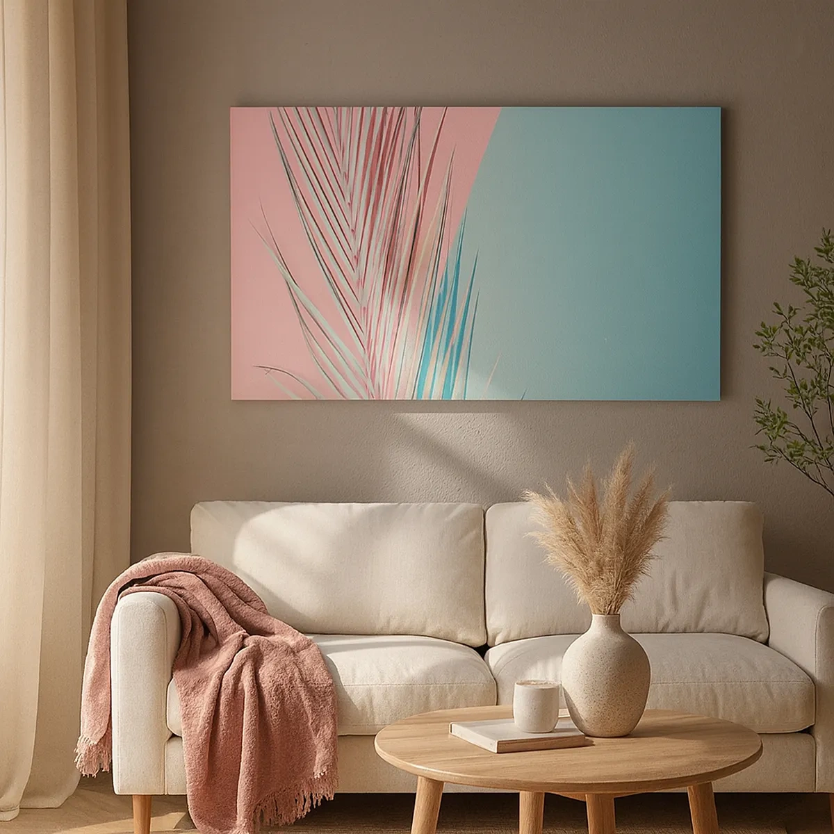 Canvastavla - Bild på duk - Tropisk impression - 30x30 cm