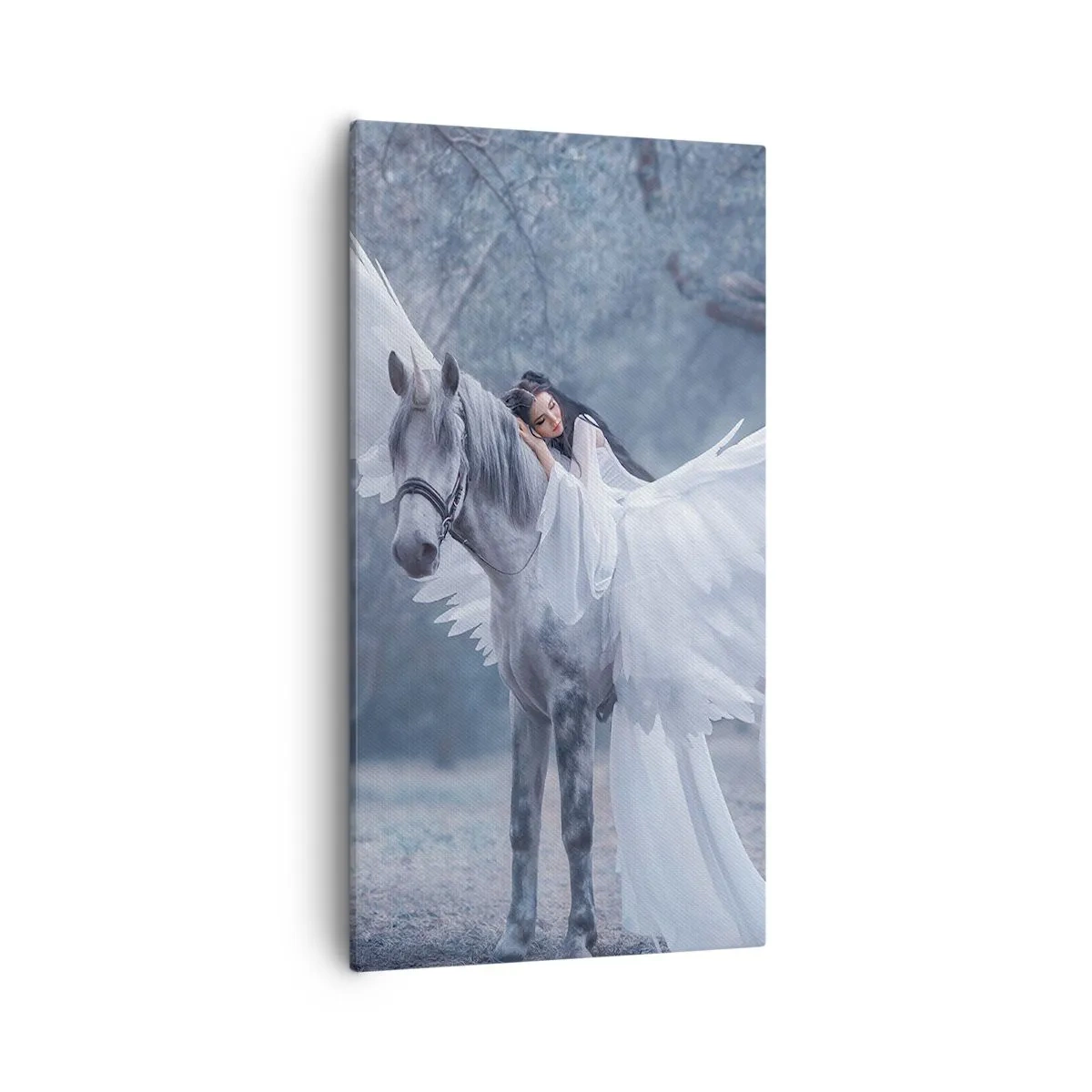 Canvastavla - Bild på duk - En stund full av inspiration - 55x100 cm