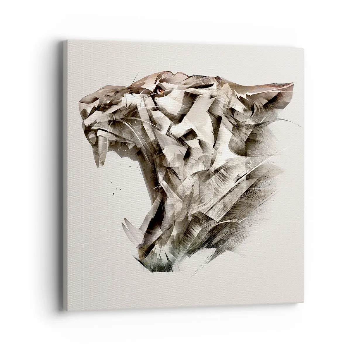 Canvastavla - Bild på duk - Nu vet du vem som styr - 40x40 cm